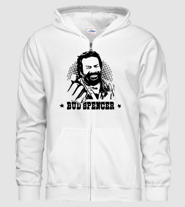 Bud Spencer model alb pe tricou