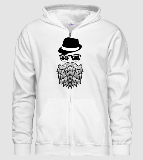 Daddy Cool model alb pe tricou