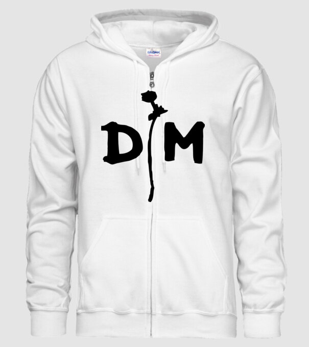 Depeche Mode model alb pe tricou