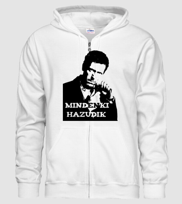 dr. house model alb pe tricou