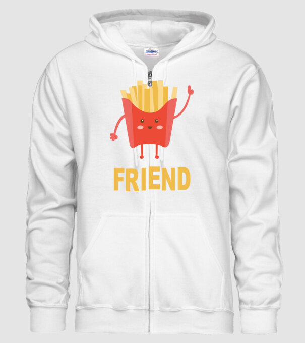 Friends cartofi model alb pe tricou