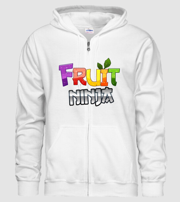 Fruit Ninja model alb pe tricou