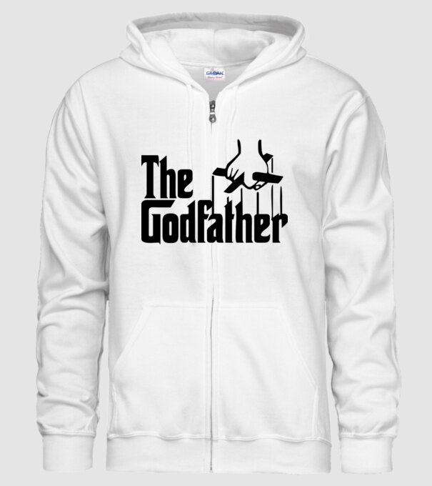 Godfather model alb pe tricou