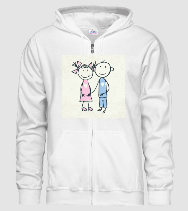 dragoste de copii model alb pe tricou