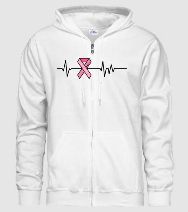 Heartbeat faith model alb pe tricou