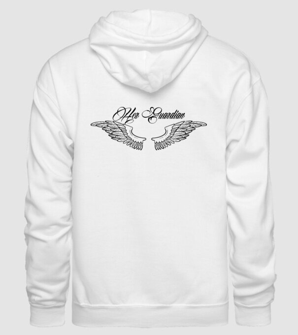 Her Guardian 2 model alb pe tricou