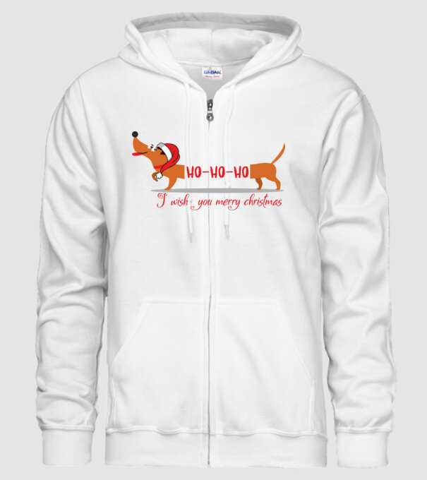 HoHoHo model alb pe tricou
