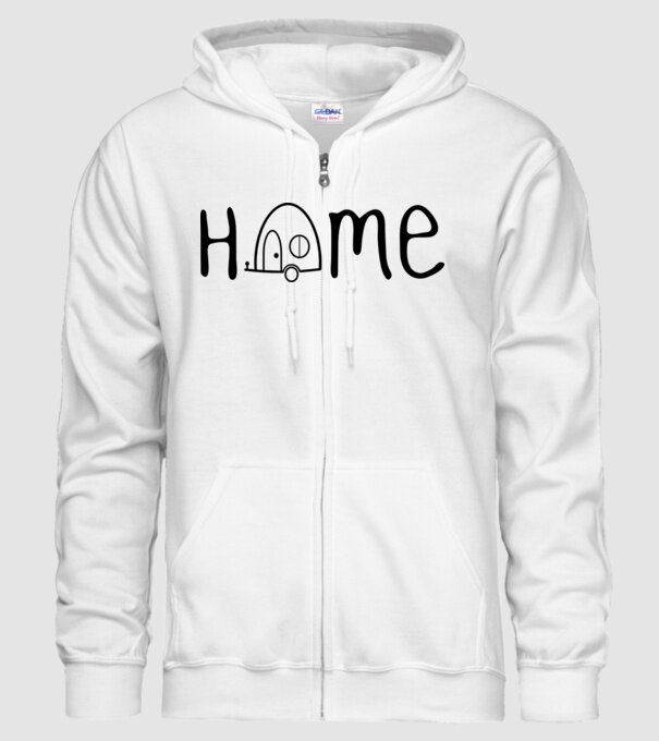 Home model alb pe tricou
