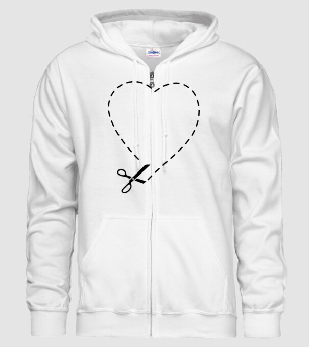 How to cut a Heart model alb pe tricou