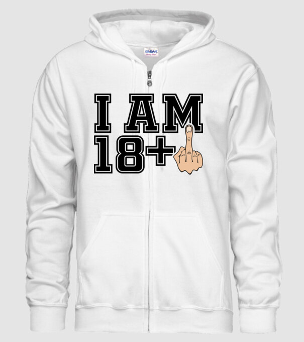Funny Birthday I am 19 model alb pe tricou