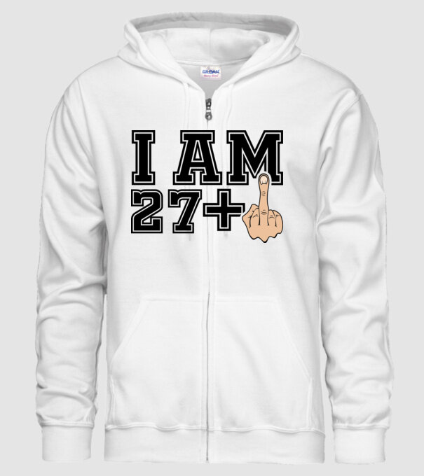Funny Birthday I am 28 model alb pe tricou