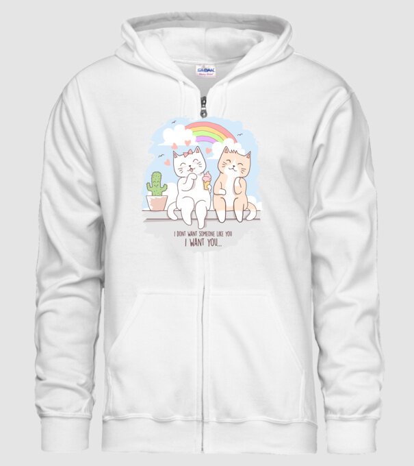 i dont want someone like you model alb pe tricou