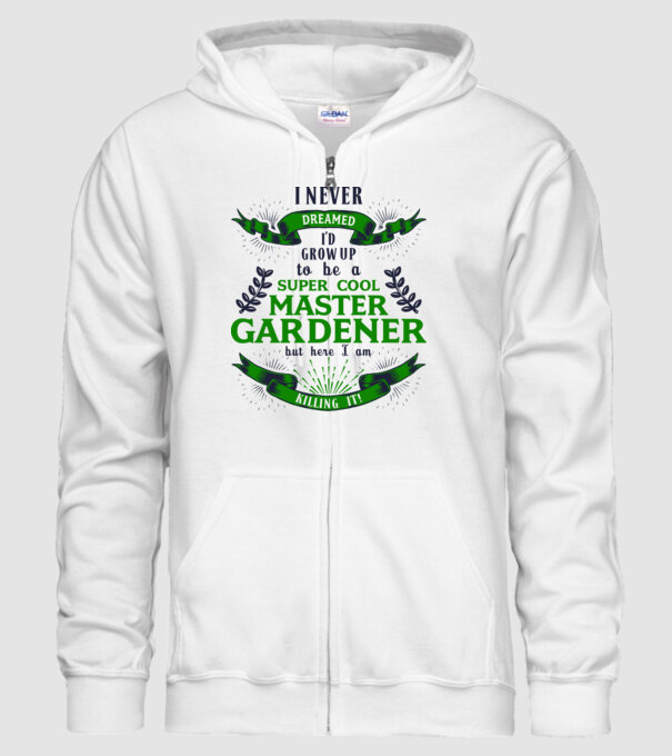 I never dreamed gardener lght model alb pe tricou