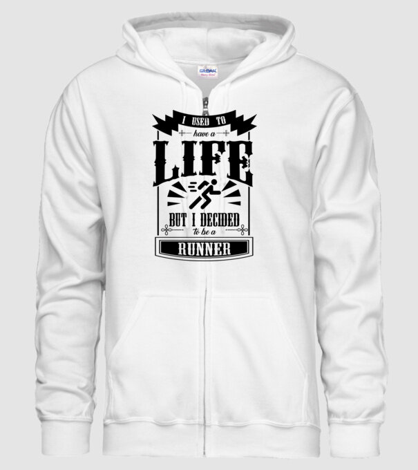 I used to have a life ATLET model alb pe tricou