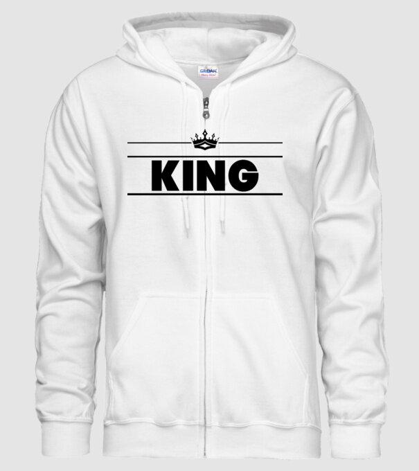 King model alb pe tricou