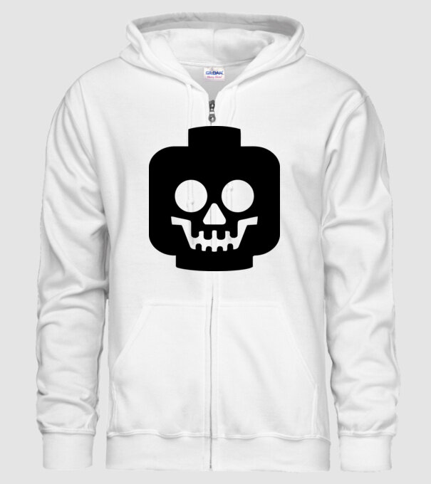 Lego Death Face.eps model alb pe tricou