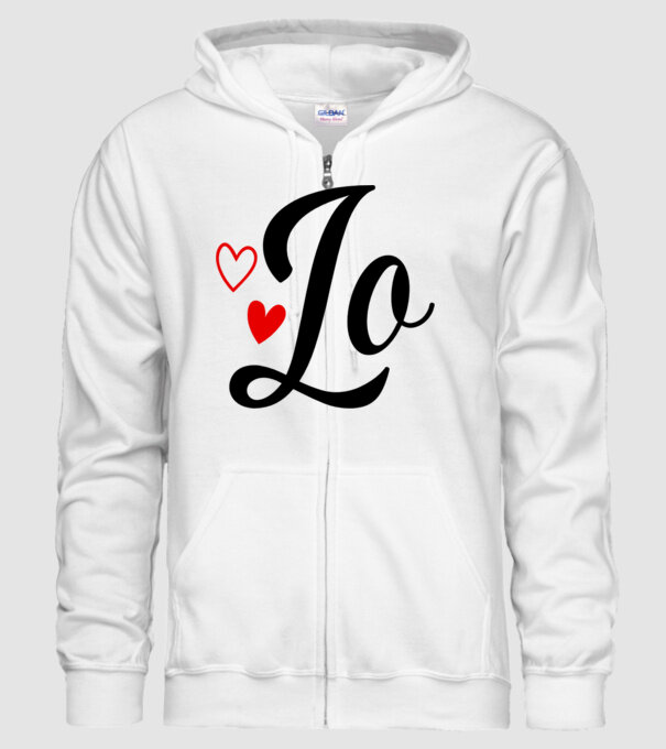 Cuplu LOVE model alb pe tricou