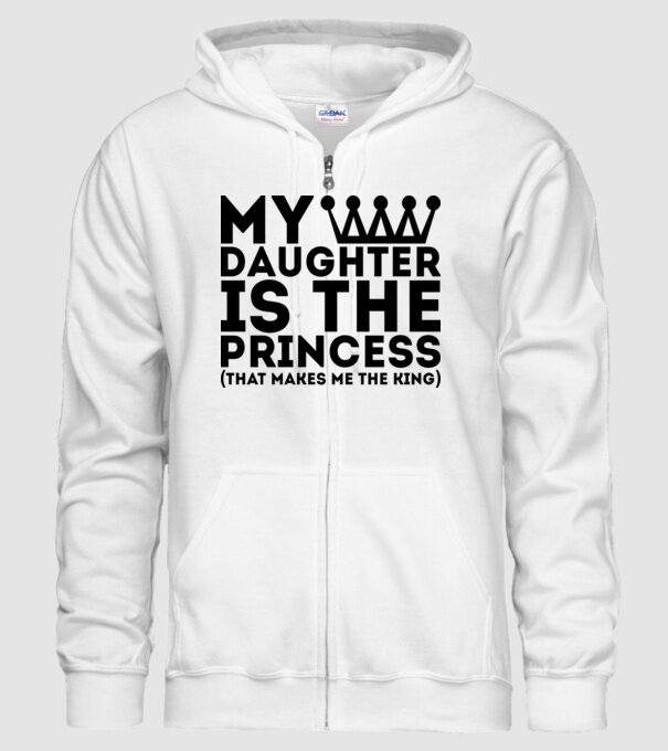 my daughter is the princess model alb pe tricou