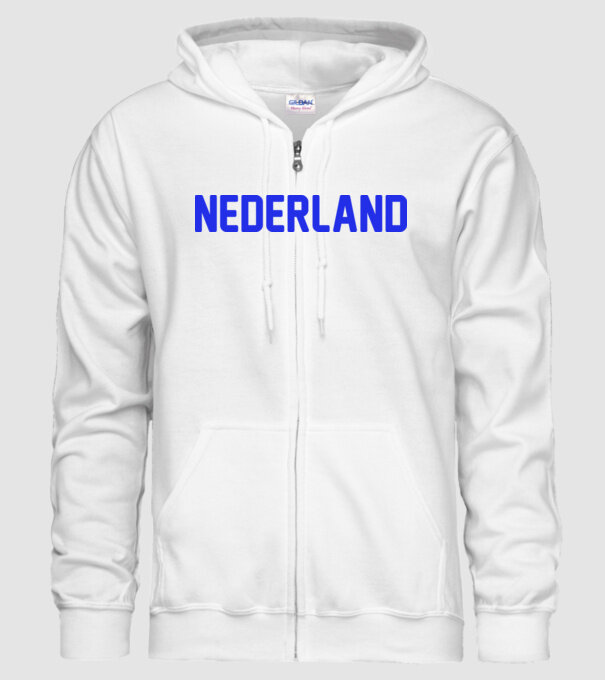 Nederland model alb pe tricou