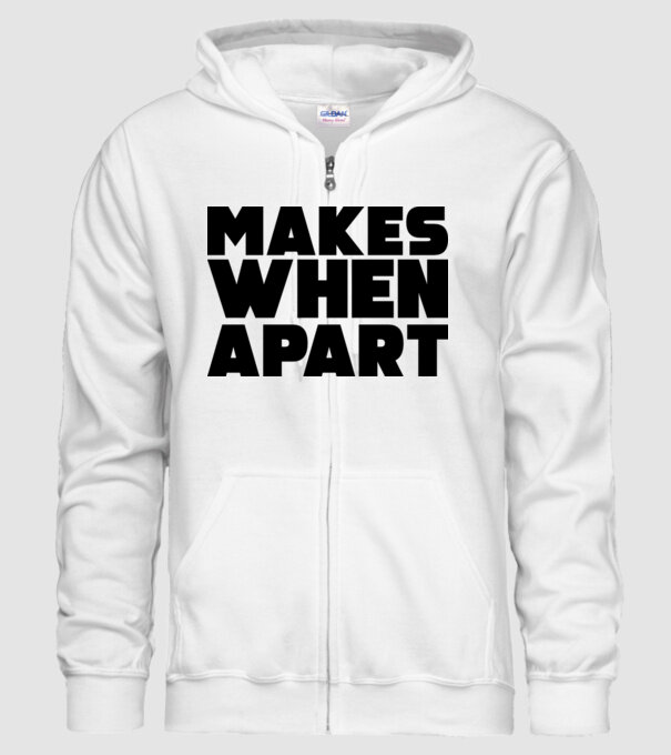 Cuplu Nothing makes sense... model alb pe tricou