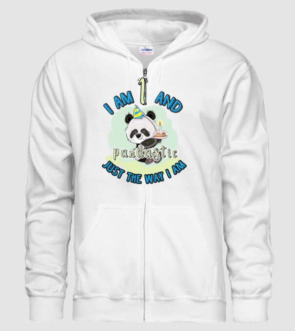 PANDASTIC 1 model alb pe tricou