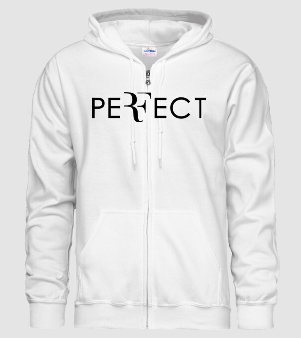 Perfect Federer model alb pe tricou