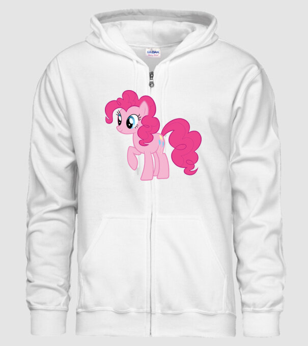 Pinkie Pie model alb pe tricou