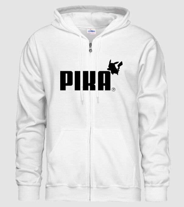 Puma Pikachu model alb pe tricou