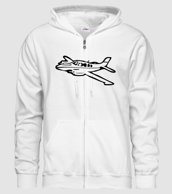 avion model alb pe tricou