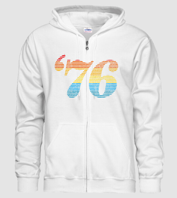 Retro Birthday 1976 model alb pe tricou