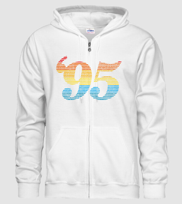 Retro Birthday 1995 model alb pe tricou