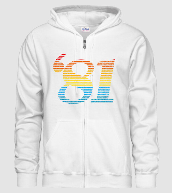 Retro Birthday 1981 model alb pe tricou