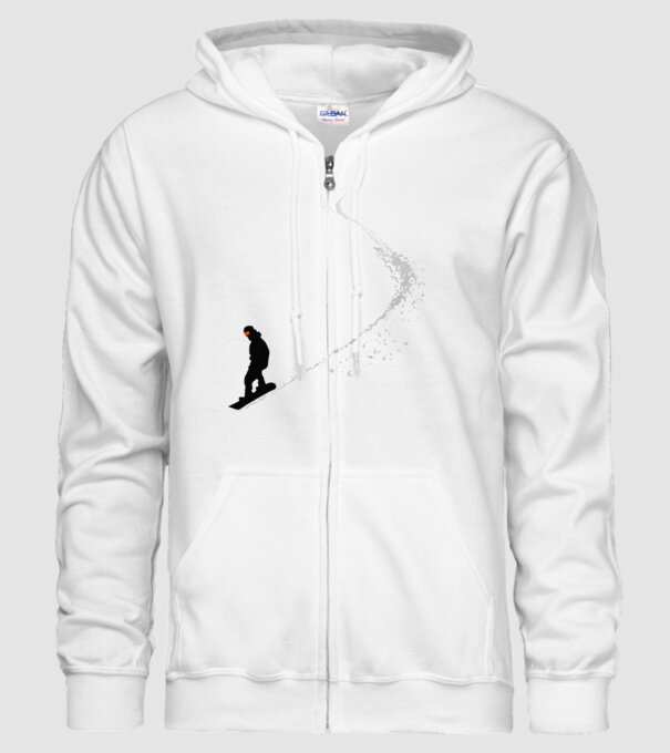 Slope Pantă model alb pe tricou
