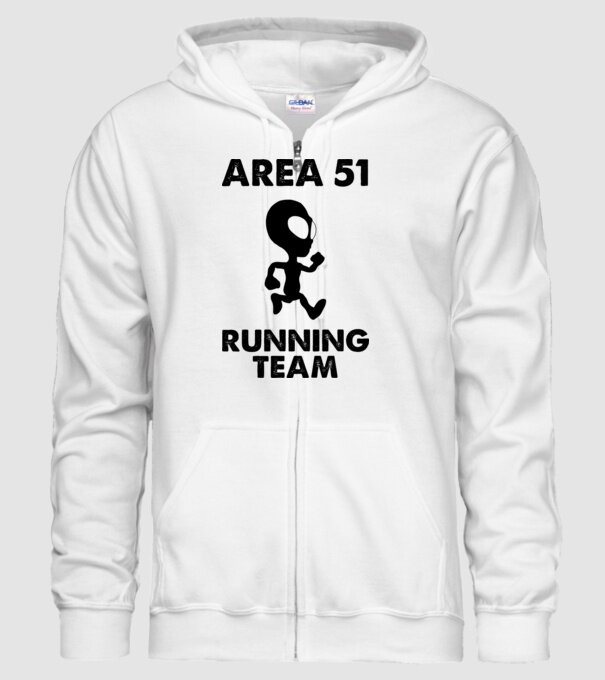 Storm area 51 running team black model alb pe tricou