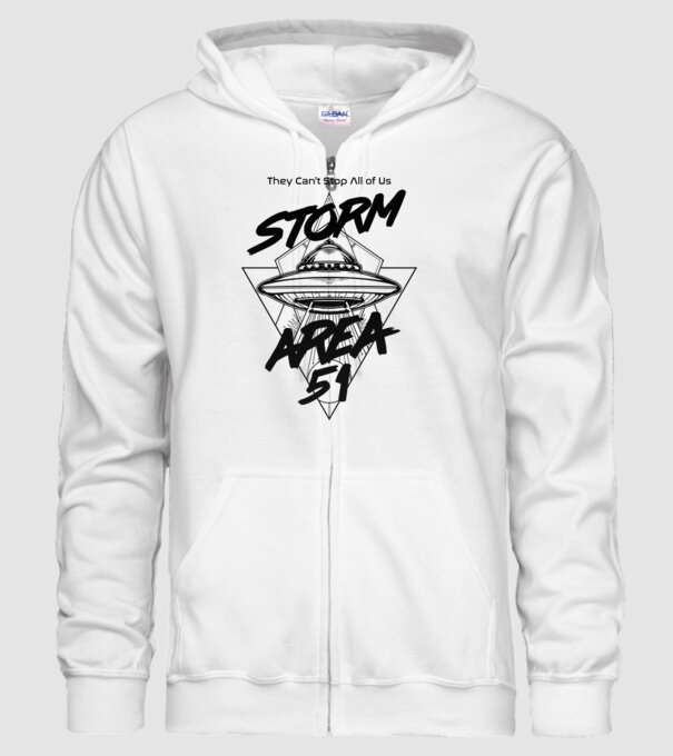 storm area ufo black model alb pe tricou