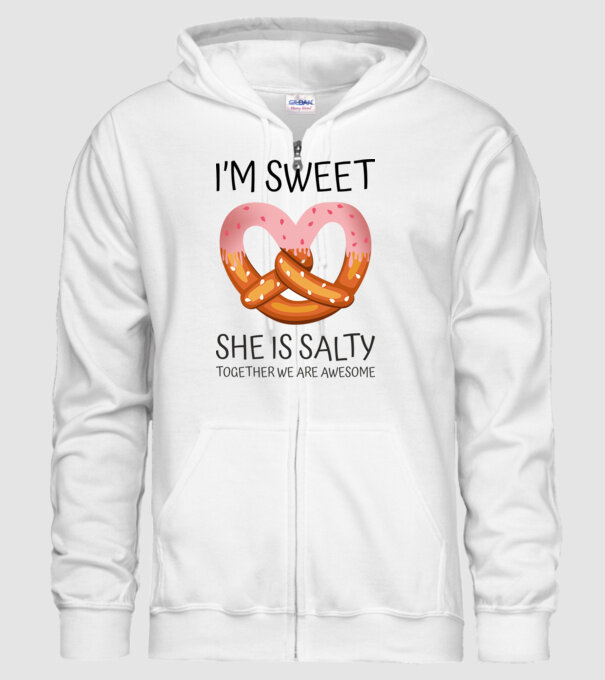 Sweet Friend model alb pe tricou