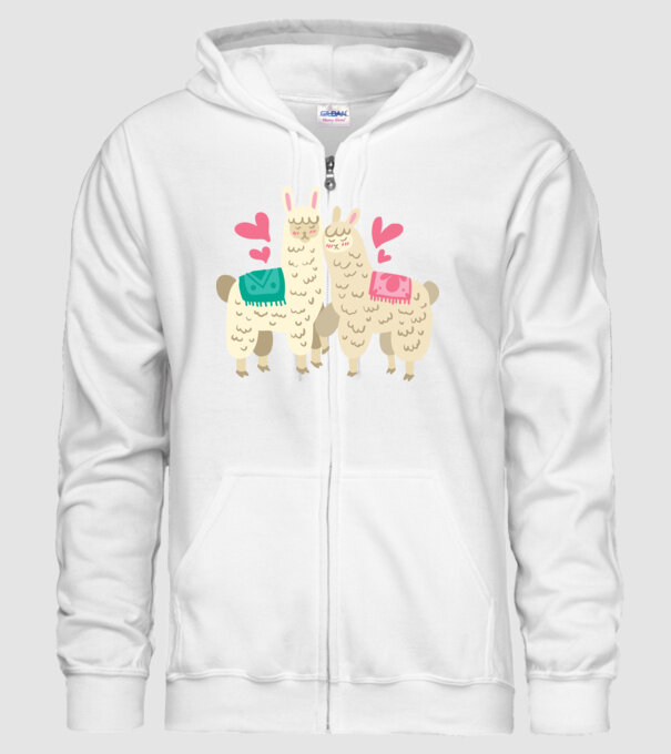 LAME ÎNDRĂGOSTITE model alb pe tricou