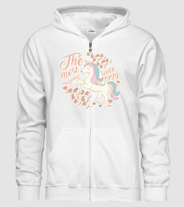 The most magical unicorn 1999 model alb pe tricou
