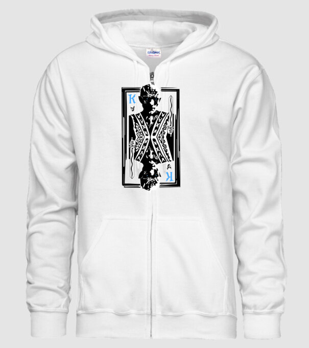 The Winter King model alb pe tricou