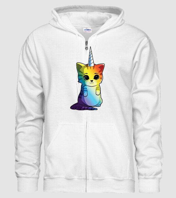 Unicat model alb pe tricou