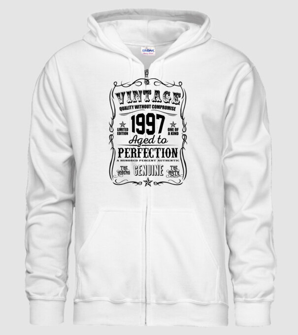 Vintage Perfection - 1997 model alb pe tricou