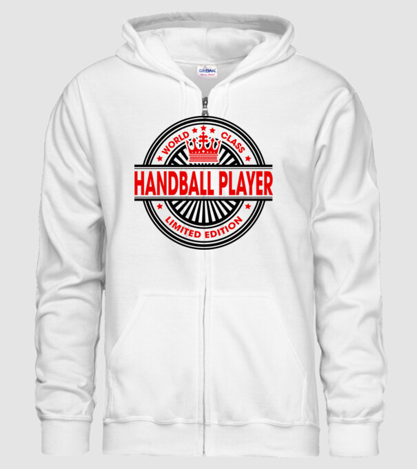 World class HANDBALIST model alb pe tricou
