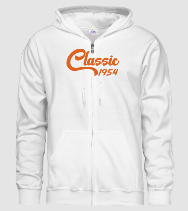 1954 Classic model alb pe tricou