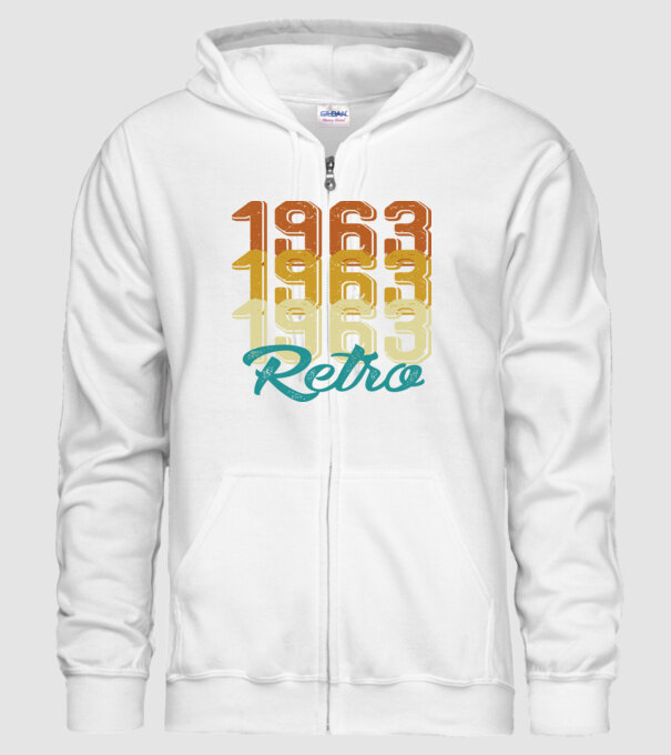 1963 Retro model alb pe tricou