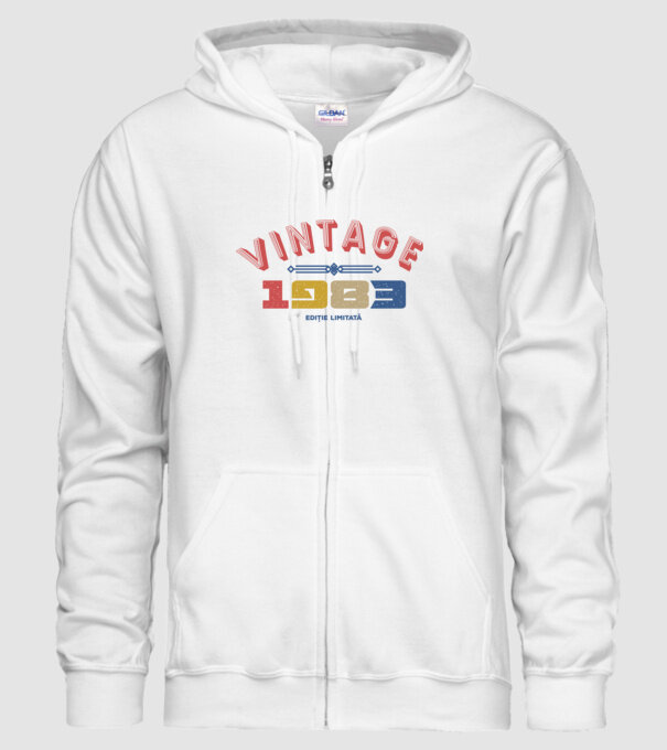 1983 Ediție limitată model alb pe tricou