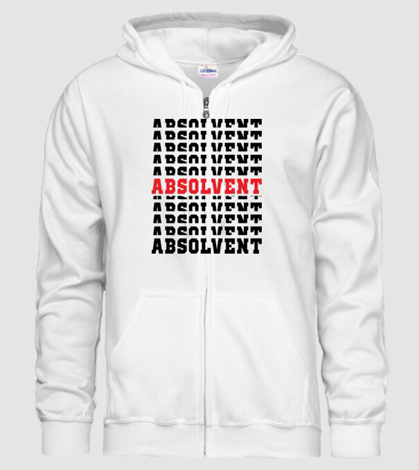 absolvent 2022 model alb pe tricou
