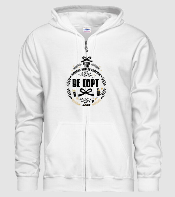 acesta este tricoul meu de Crăciun_de copt model alb pe tricou