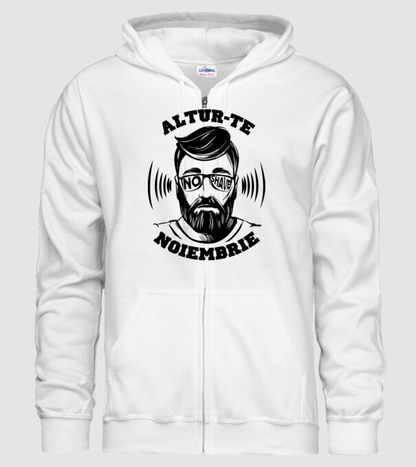 alătură-te - noiembrie model alb pe tricou