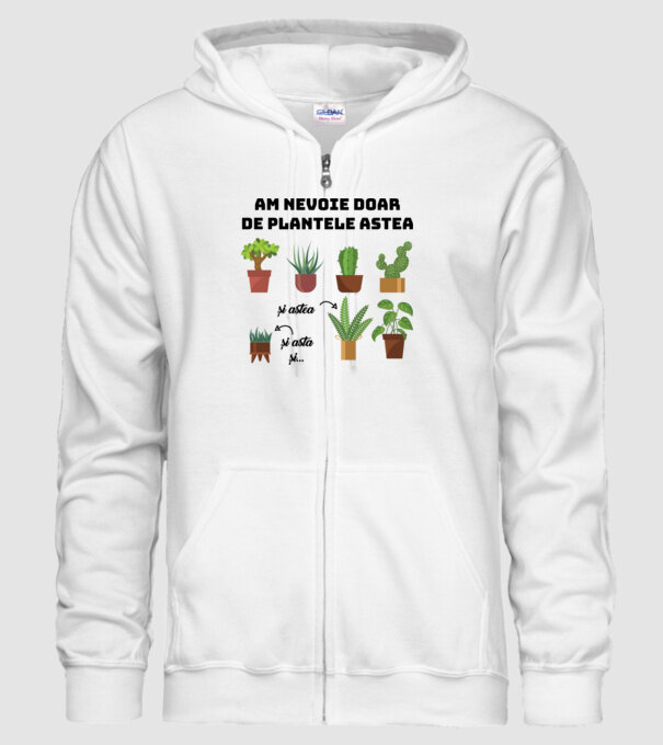 am nevoie doar de plantele astea  model alb pe tricou