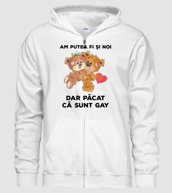 Am putea fi și noi, dar păcat că sunt gay model alb pe tricou